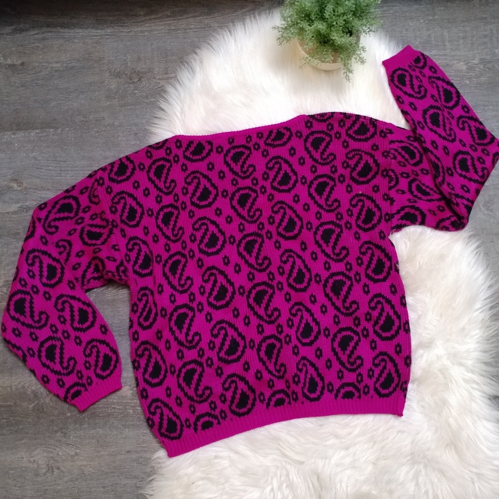 Vintage Paisley Sweater
